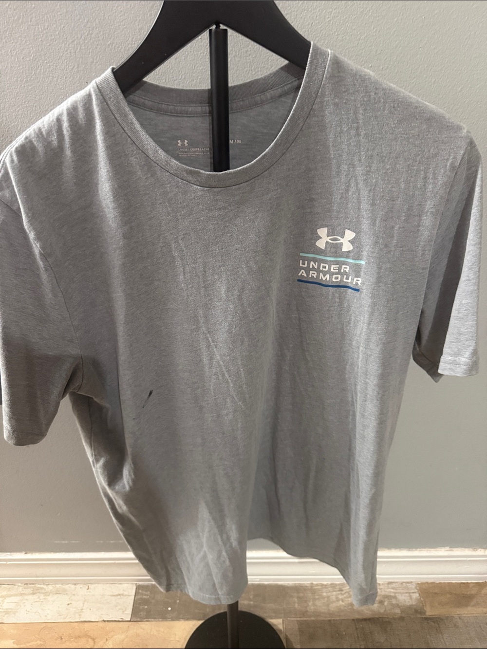 Under Armour Gray Short-Sleeve Logo Tee